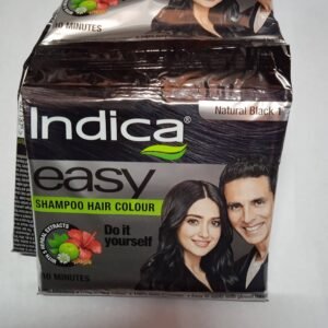 Indica Nature Black Shampoo Hair Color/ இண்டிகா இயற்கை கருப்பு ஷாம்பு முடி நிறம்