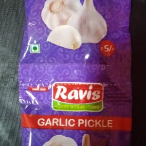 Ravi Garglic Pickle/ பூண்டு ஊறுகாய் Rs5 pack of 4